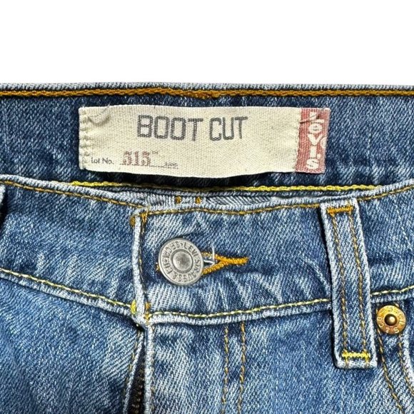 Levi's 515 Bootcut Jeans Blue Size 6 - Picture 3 of 11